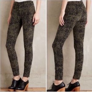 ANTHROPOLOGIE Serif Corduroy Skinny Pants